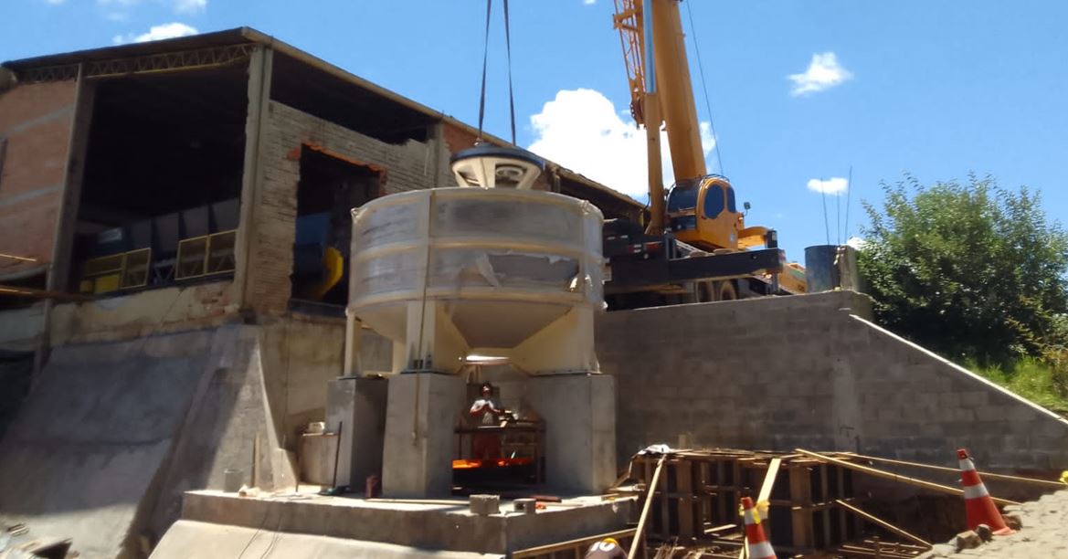 Acompanhamento de obras industriais